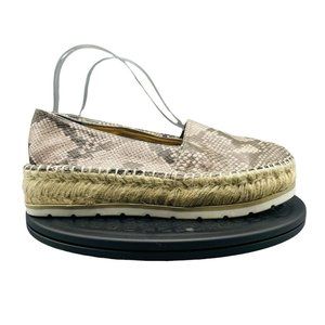 Carlos by Carlos Santana Edith Shoes Women Snake Print 9 Espadrille Platform